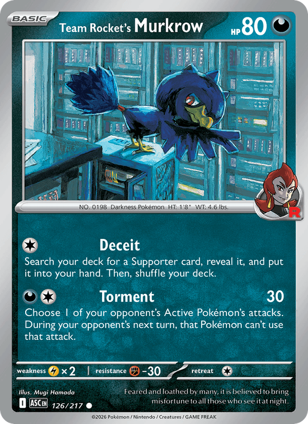 Team Rocket's Murkrow (ME: Ascended Heroes)