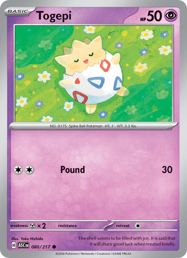 Togepi (ME: Ascended Heroes)