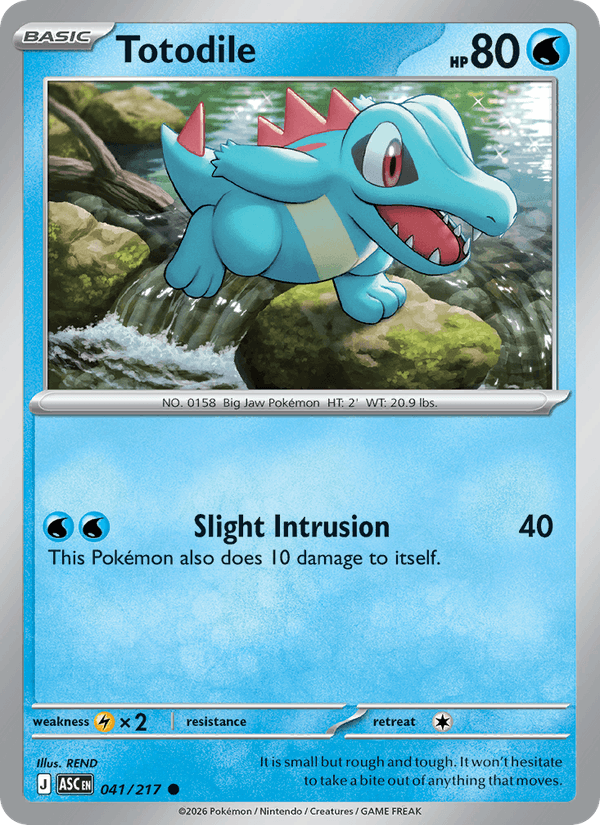 Totodile (ME: Ascended Heroes)