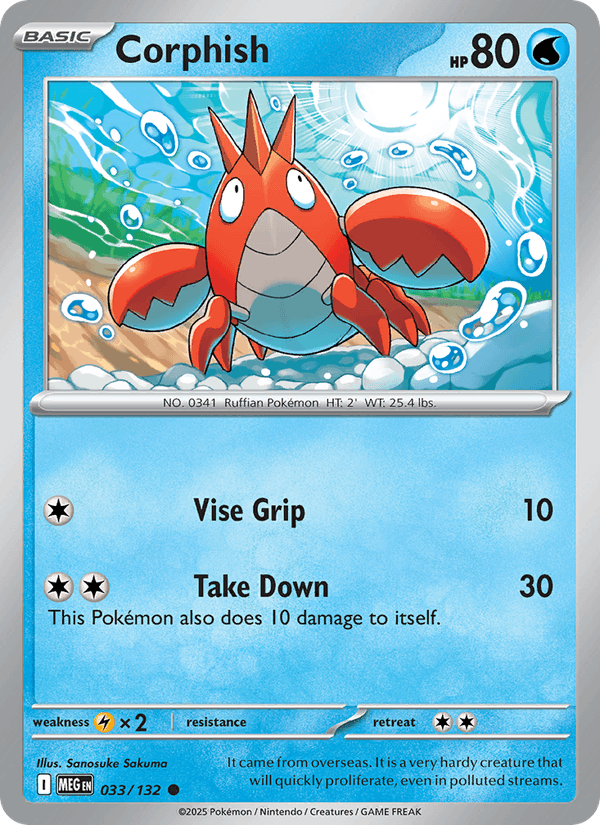 Corphish (ME01: Mega Evolution)