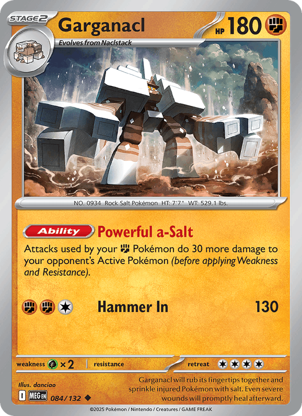 Garganacl - 084/132 (ME01: Mega Evolution)