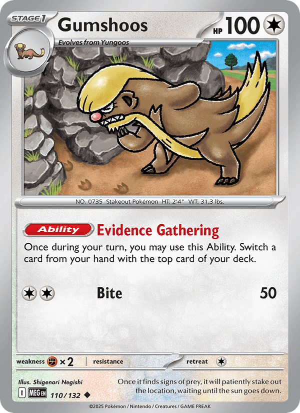 Gumshoos - 110/132 (ME01: Mega Evolution)
