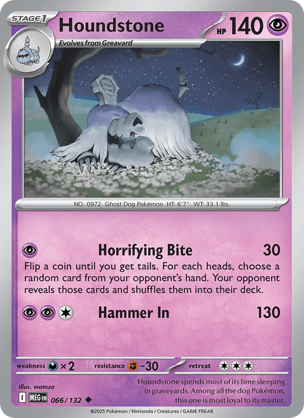 Houndstone - 066/132 (ME01: Mega Evolution)