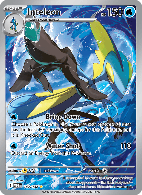 Inteleon - 142/132 (ME01: Mega Evolution)