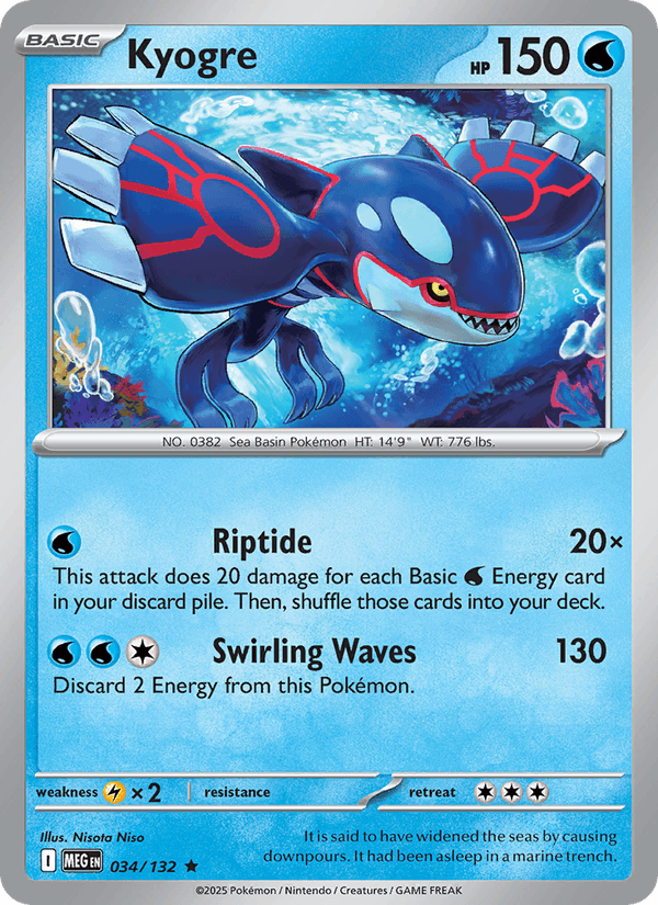 Kyogre (ME01: Mega Evolution)