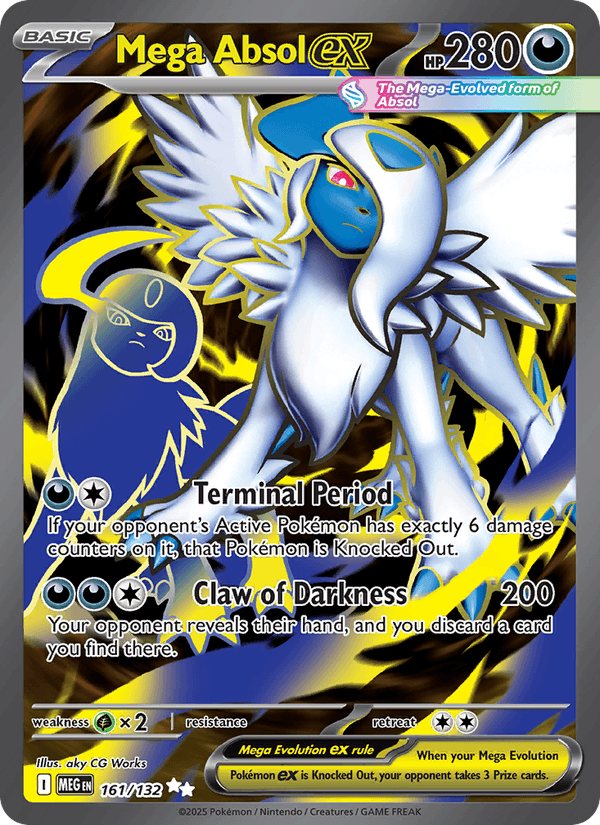 Mega Absol ex - 161/132 (ME01: Mega Evolution)