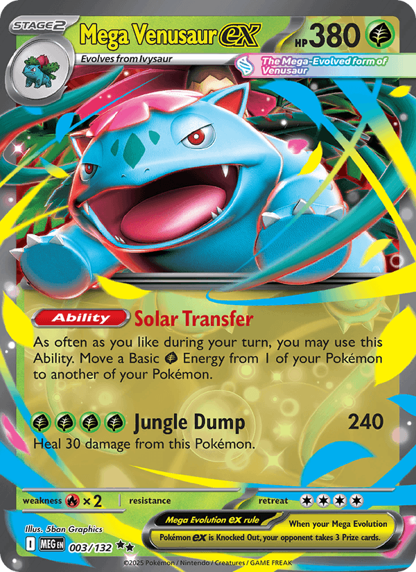 Mega Venusaur ex - 003/132 (ME01: Mega Evolution)