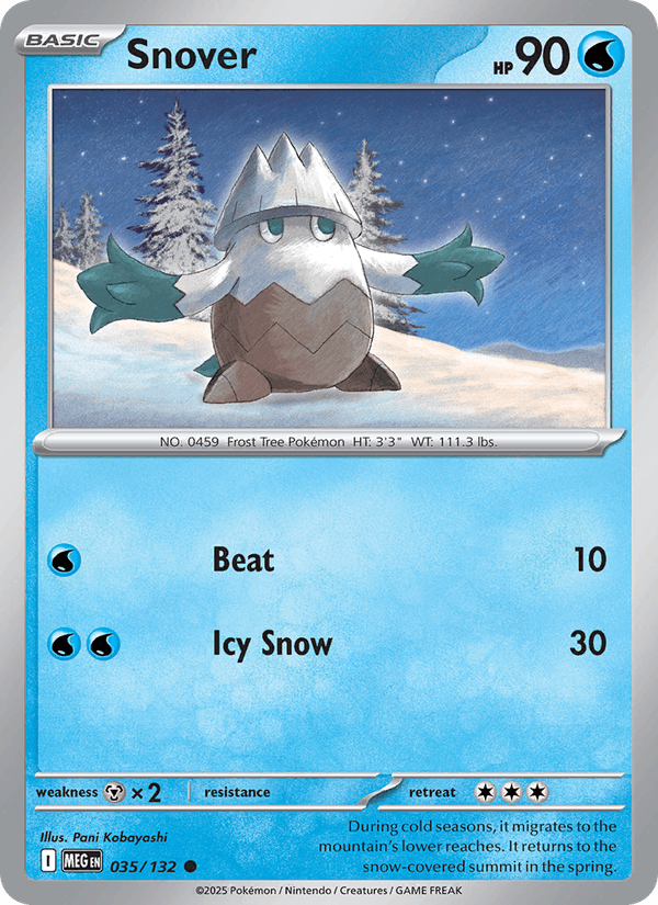 Snover - 035/132 (ME01: Mega Evolution)
