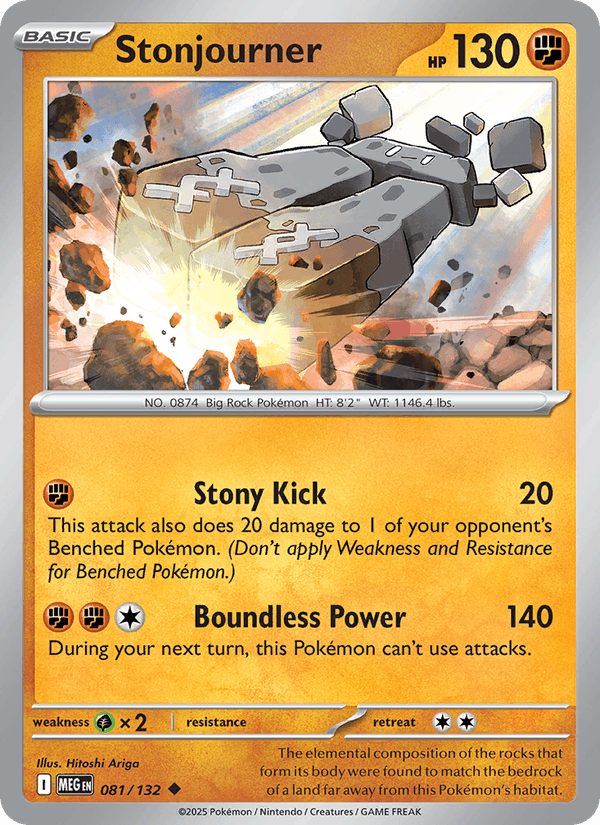 Stonjourner (ME01: Mega Evolution)