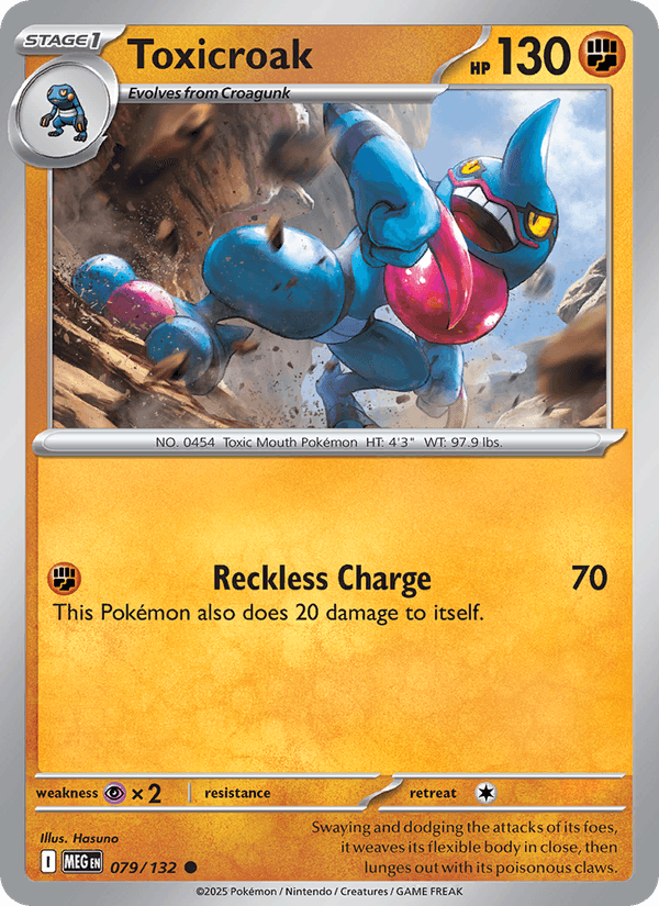 Toxicroak (ME01: Mega Evolution)
