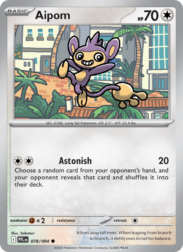Aipom (ME02: Phantasmal Flames)