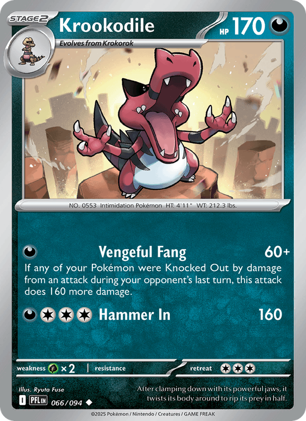 Krookodile (ME02: Phantasmal Flames)