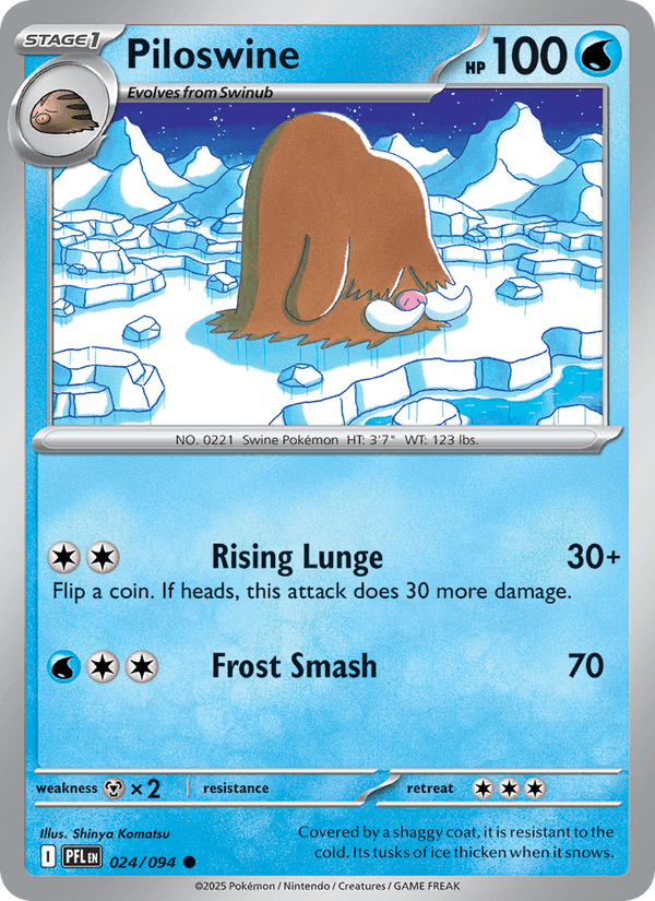 Piloswine (ME02: Phantasmal Flames)