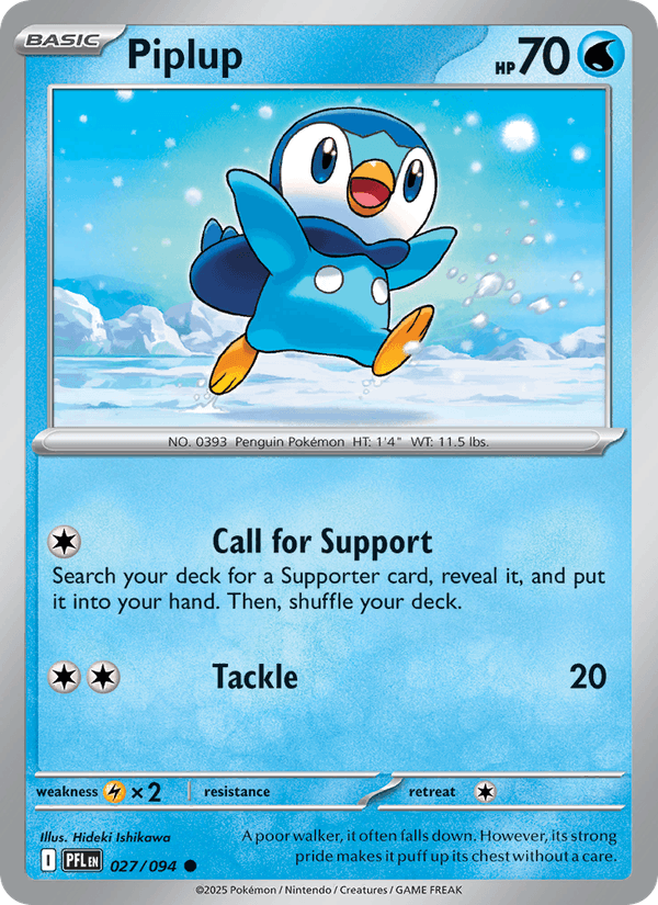 Piplup - 027/094 (ME02: Phantasmal Flames)