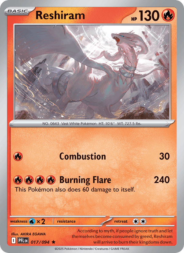 Reshiram (ME02: Phantasmal Flames)