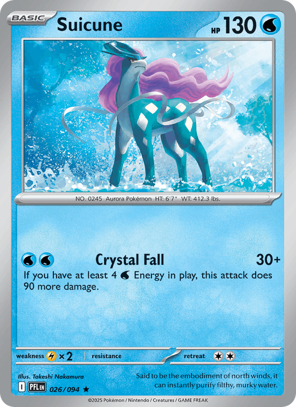 Suicune (ME02: Phantasmal Flames)