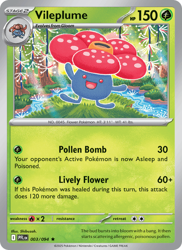 Vileplume (ME02: Phantasmal Flames)