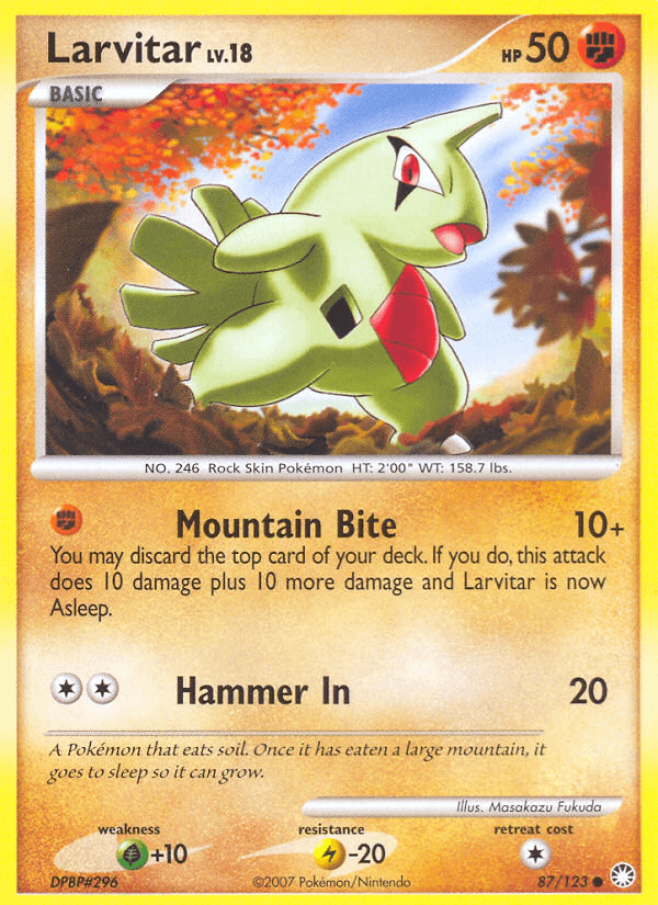 Larvitar (Mysterious Treasures)