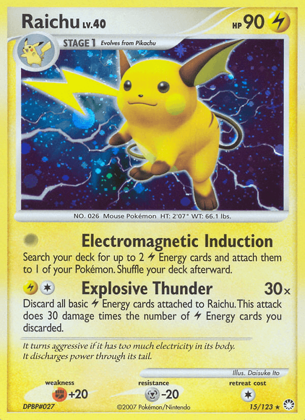 Raichu (Mysterious Treasures)