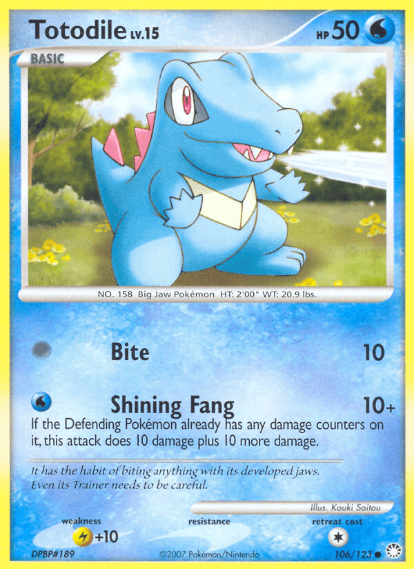 Totodile (Mysterious Treasures)
