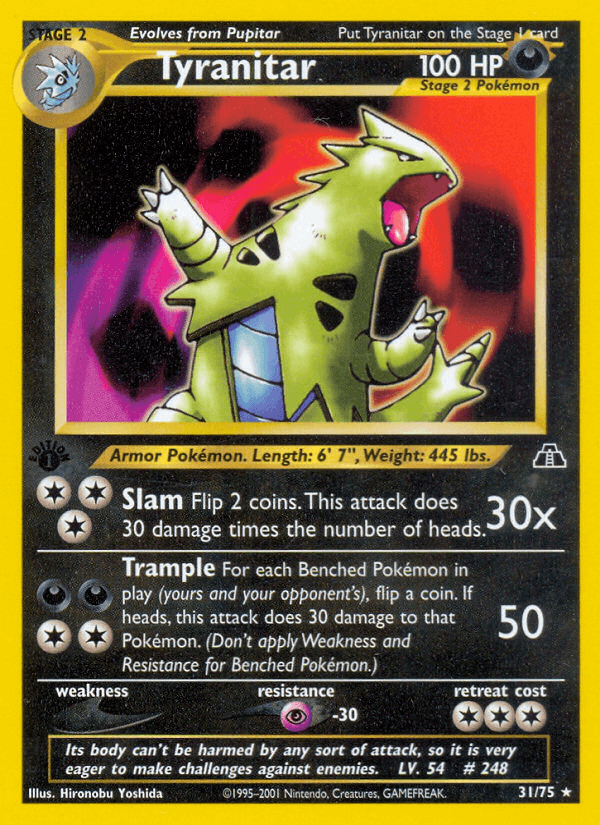 Tyranitar (31) (Neo Discovery)