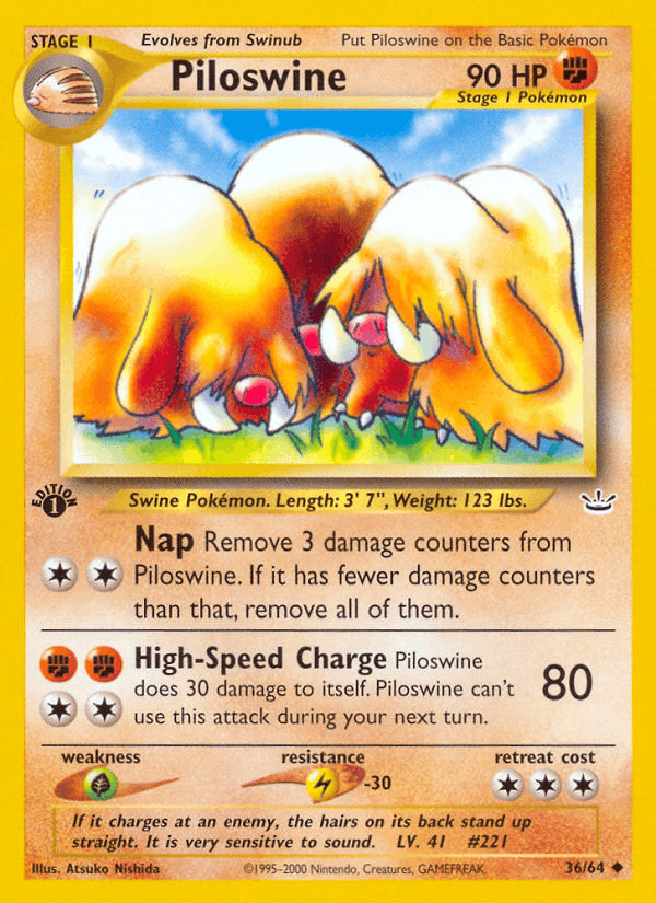 Piloswine (Neo Revelation)