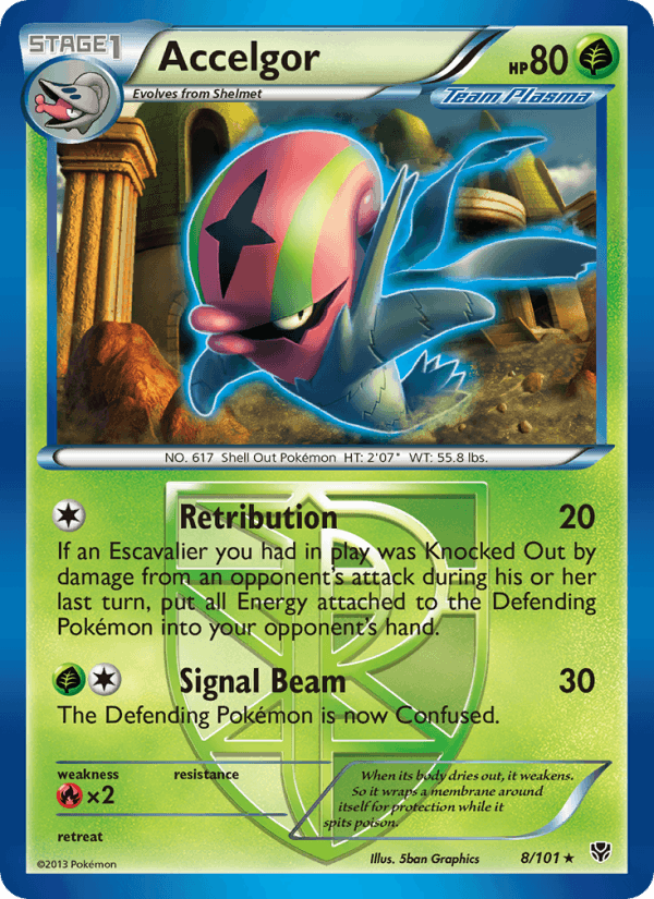 Accelgor (Team Plasma) (Plasma Blast)