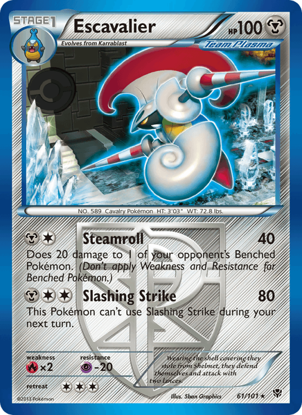 Escavalier (Team Plasma) (Plasma Blast)