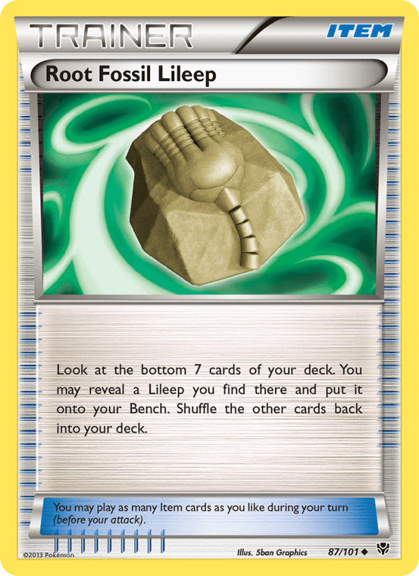 Root Fossil Lileep (Plasma Blast)