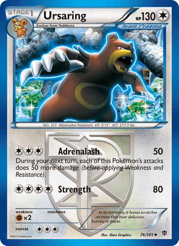 Ursaring (Team Plasma) (Plasma Blast)