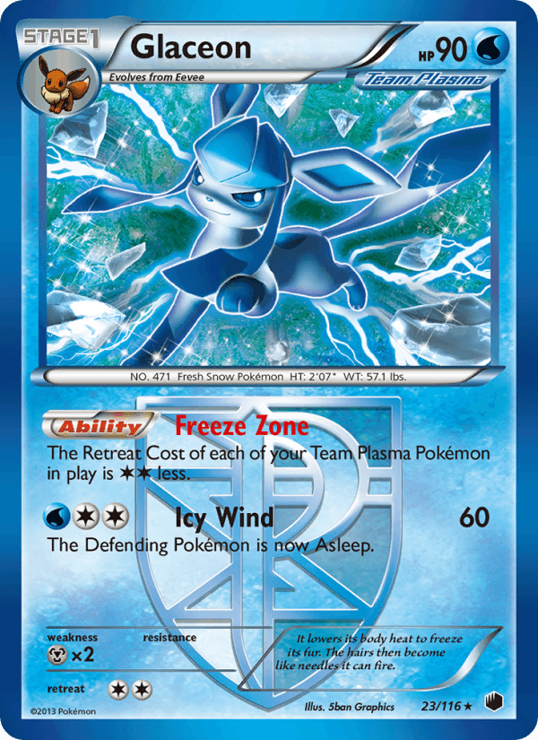 Glaceon (Team Plasma) (Plasma Freeze)
