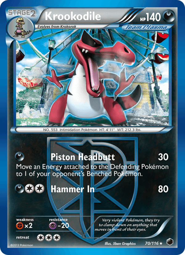 Krookodile (Team Plasma) (Plasma Freeze)