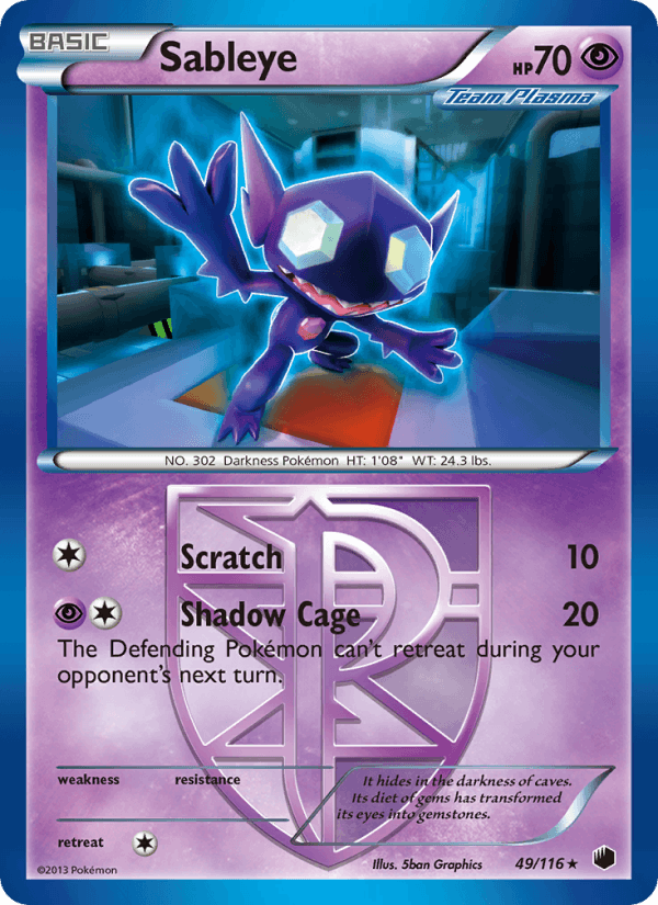 Sableye (Team Plasma) (Plasma Freeze)