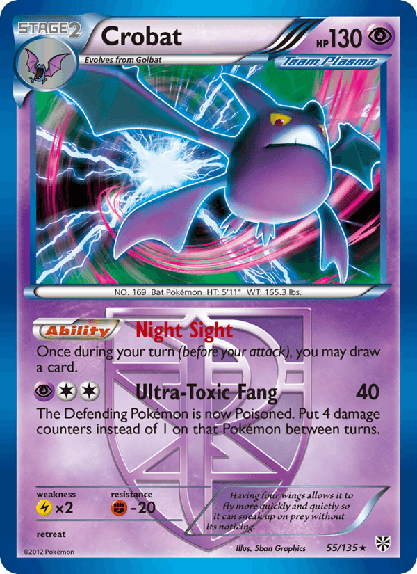 Crobat (Team Plasma) (Plasma Storm)