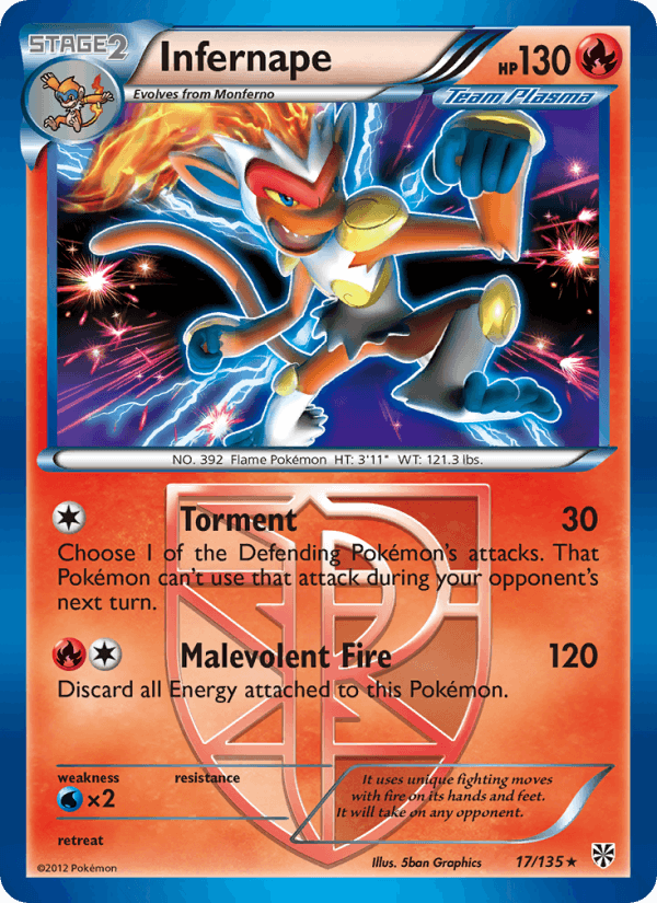 Infernape (Team Plasma) (Plasma Storm)