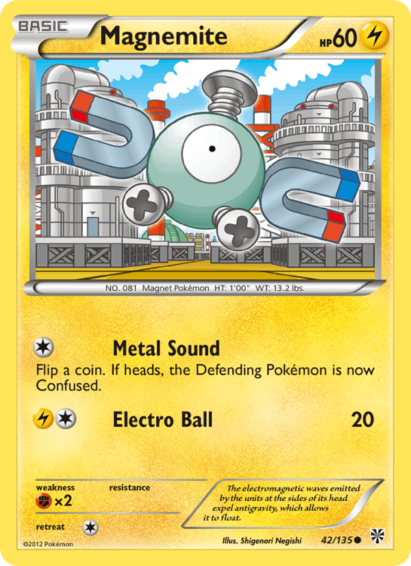 Magnemite (42) (Plasma Storm)