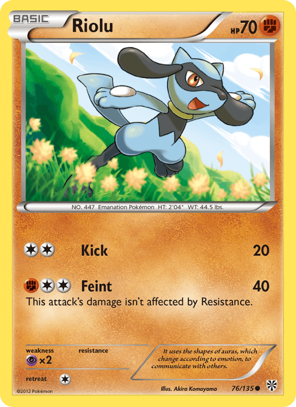 Riolu (76) (Plasma Storm)