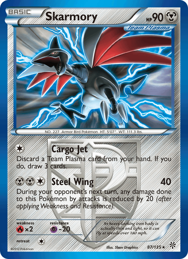 Skarmory (Team Plasma) (Plasma Storm)