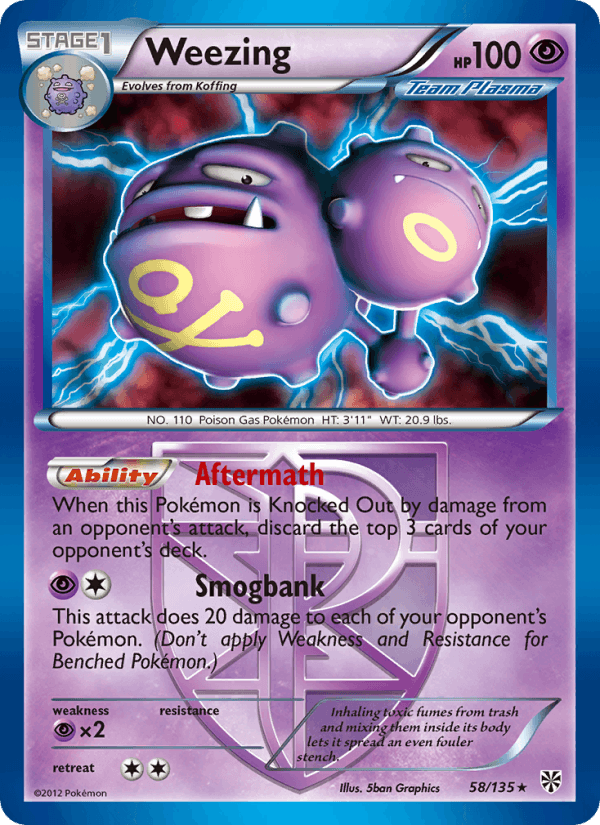 Weezing (Team Plasma) (Plasma Storm)