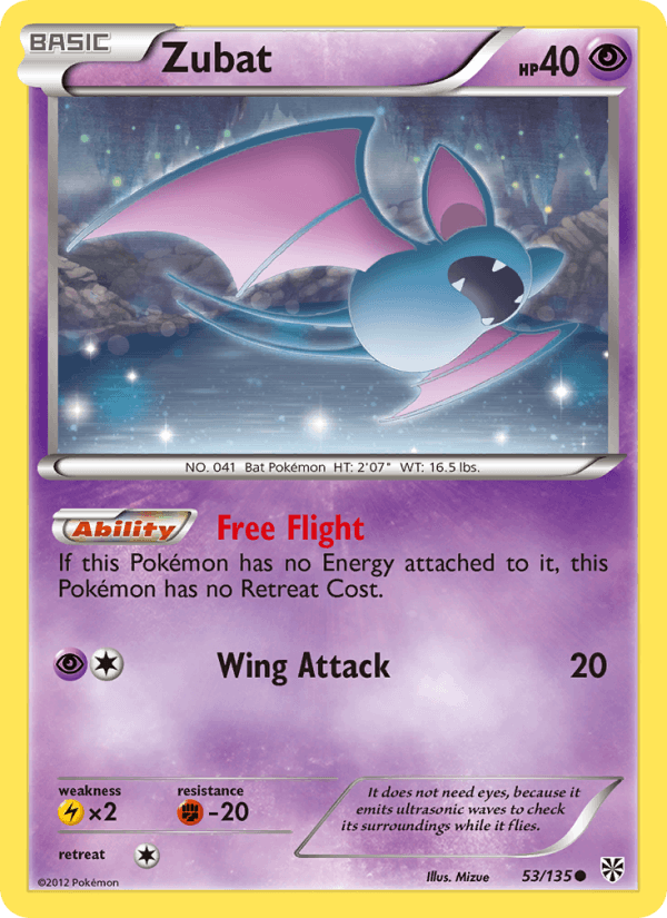 Zubat (53) (Plasma Storm)