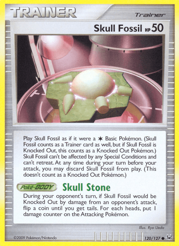 Skull Fossil (Platinum)