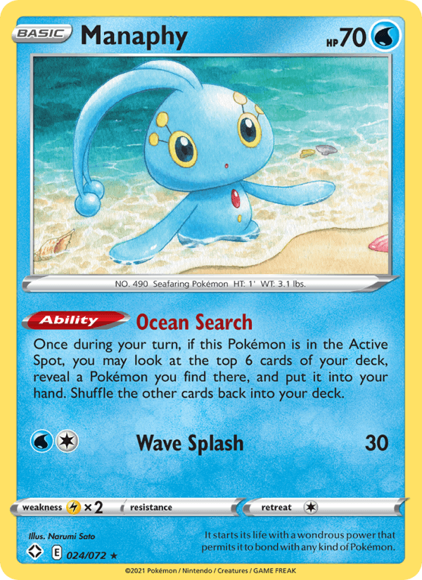Manaphy (Shining Fates)