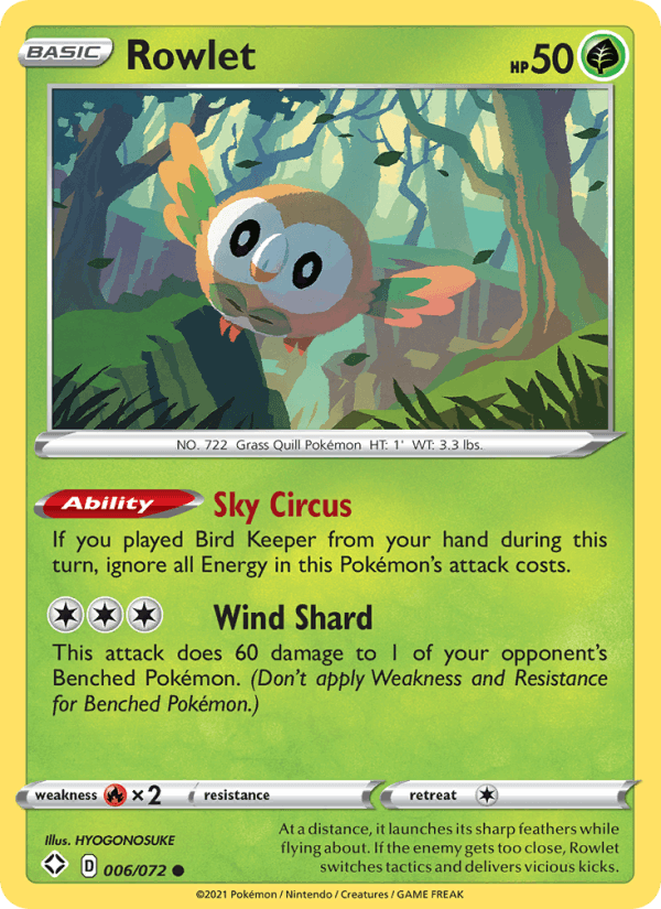 Rowlet (Shining Fates)