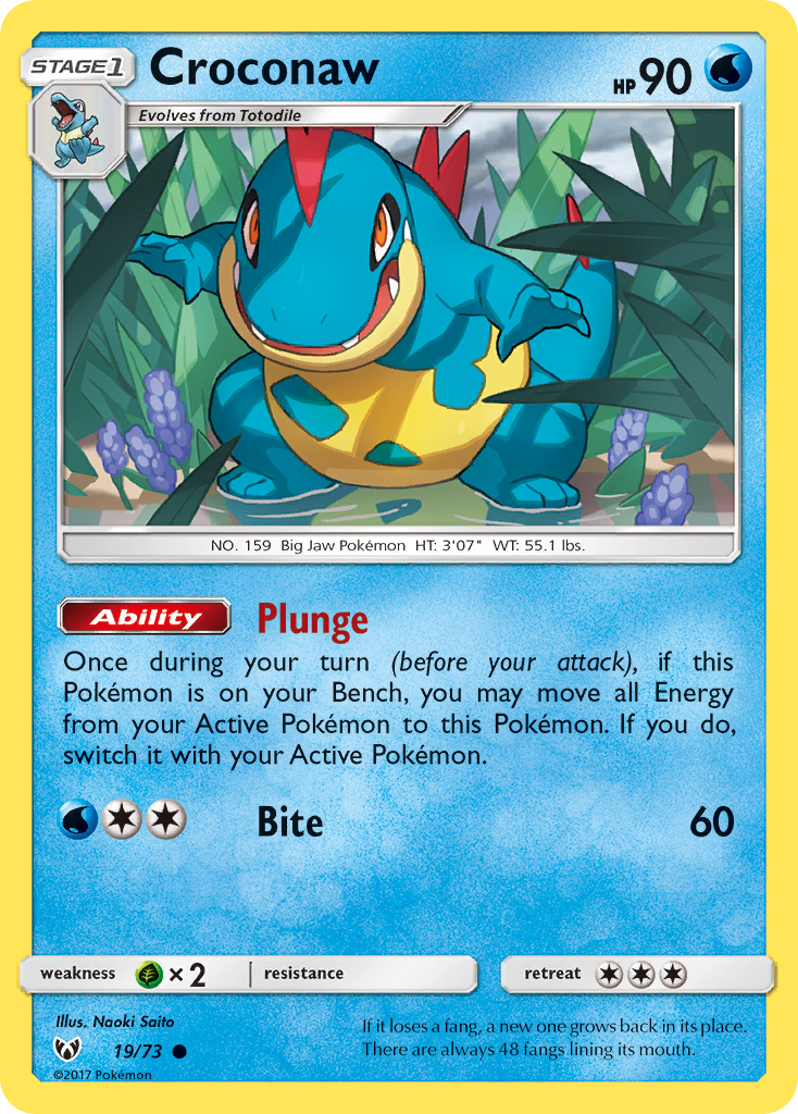 Croconaw (Shining Legends)