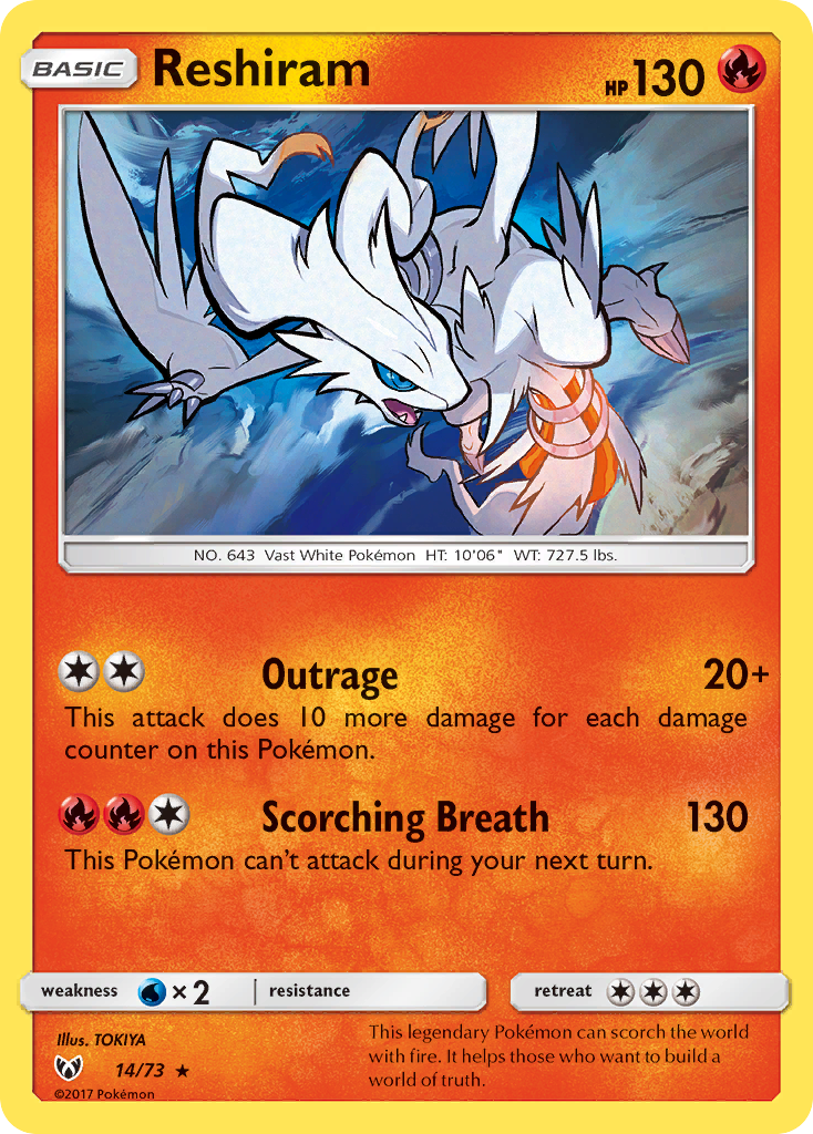 Reshiram (Shining Legends)