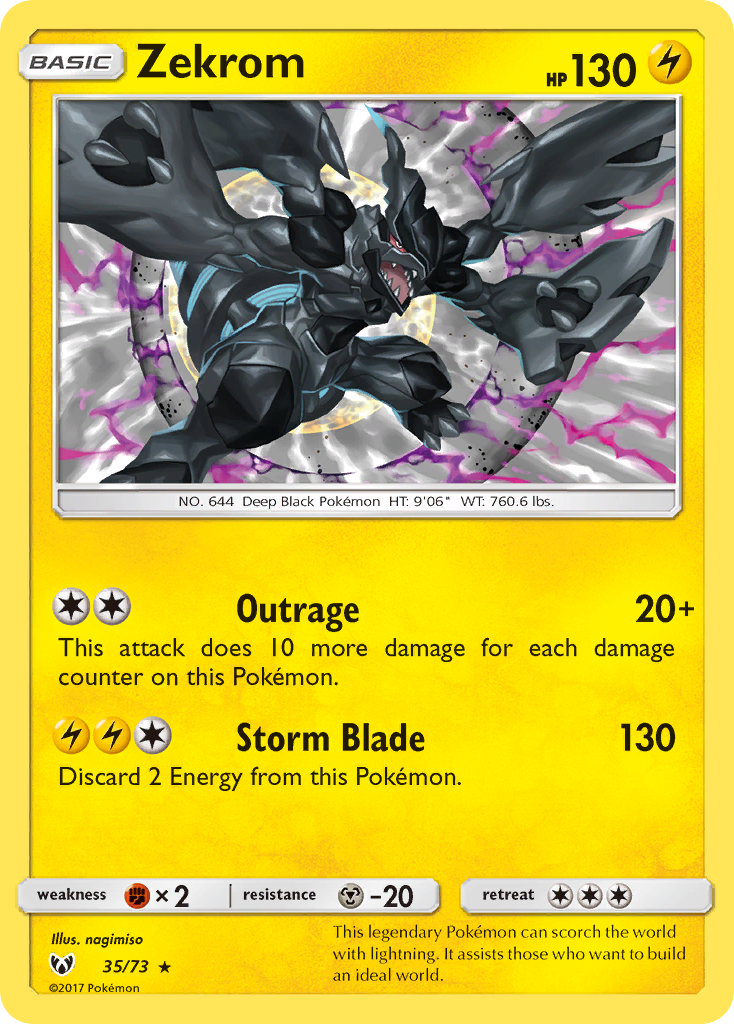 Zekrom (Shining Legends)