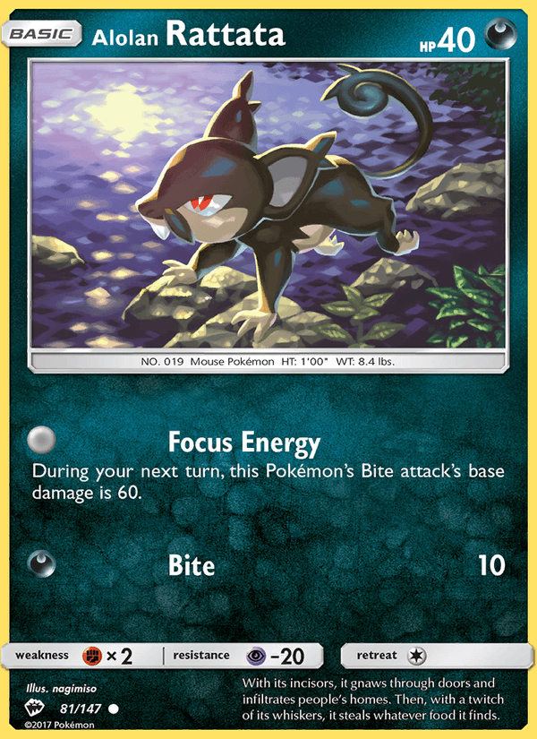 Alolan Rattata (SM - Burning Shadows)
