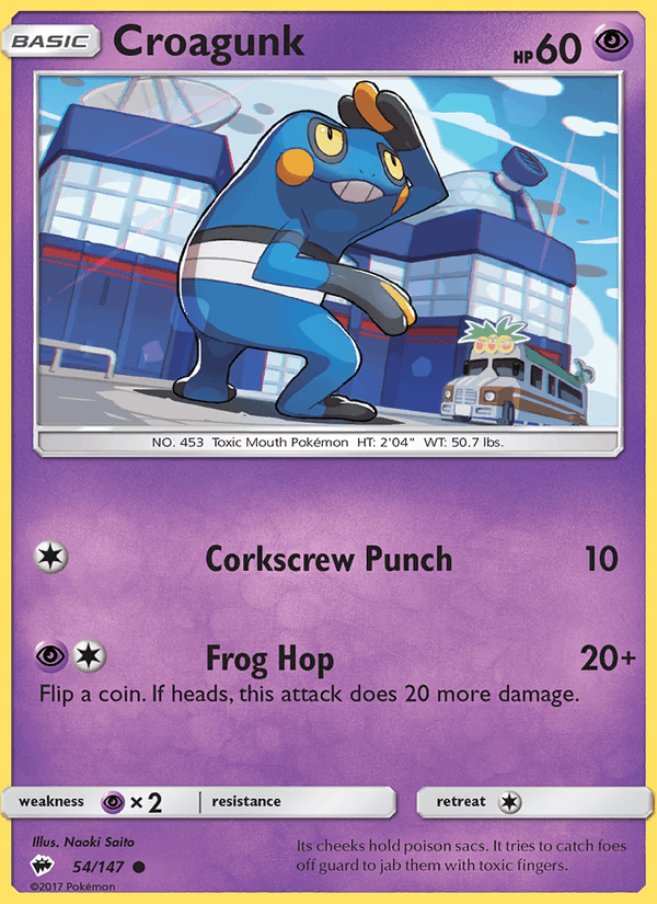 Croagunk (SM - Burning Shadows)