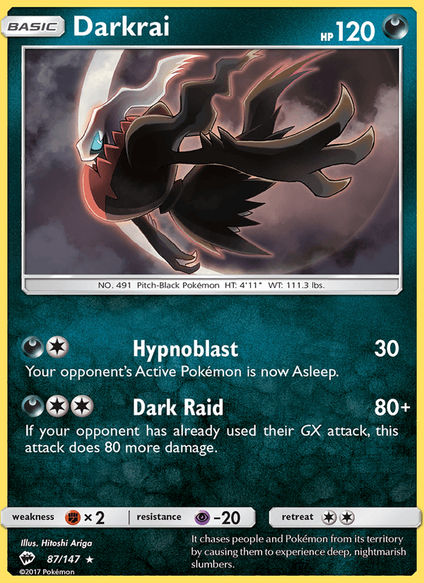 Darkrai (SM - Burning Shadows)