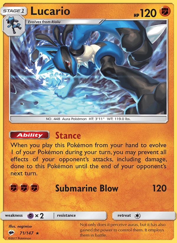 Lucario (SM - Burning Shadows)